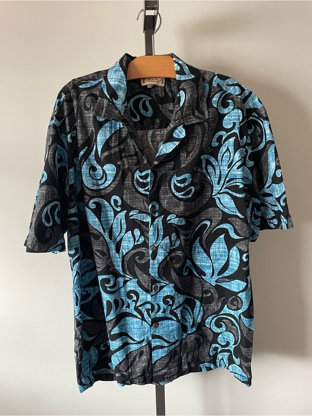 90s Y2K Vintage P&K Fashions Hawaiian Aloho Button Down Shirt Mens